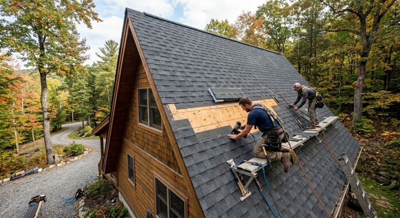 A Frame Roof Repair in Northville, MI