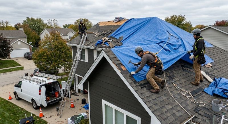 A Frame Roof Repair in Northville, MI
