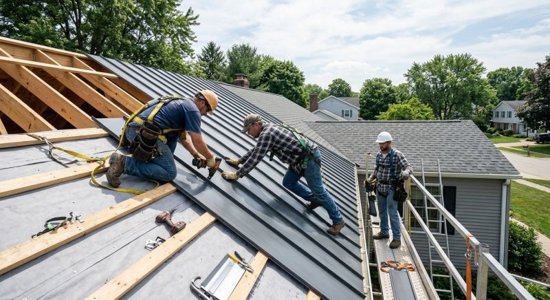 Aluminum Roof Installation in Northville, MI