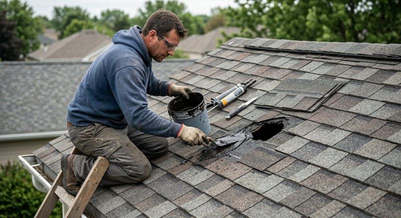 Asphalt Roof Leak Repair in Milford, MI