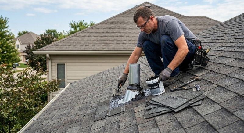 Asphalt Roof Leak Repair in Oak Park, MI