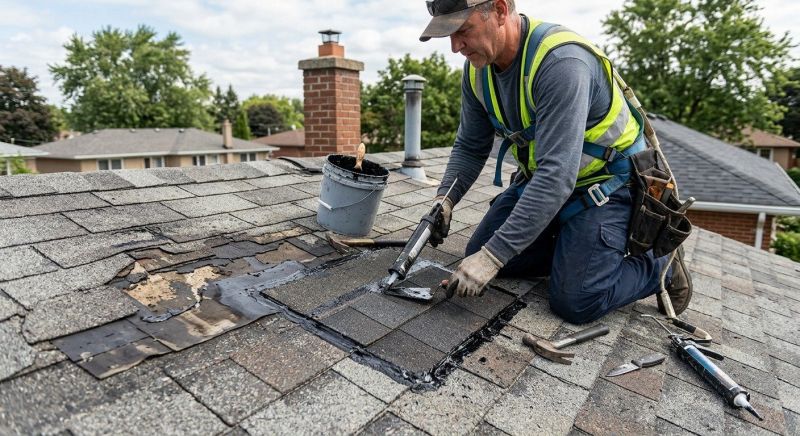 Asphalt Roof Leak Repair in Plymouth, MI