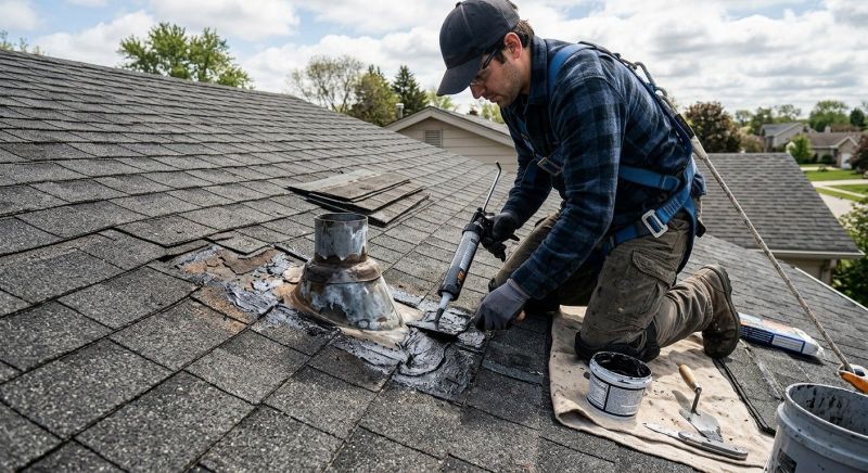 Asphalt Roof Leak Repair in Pontiac, MI