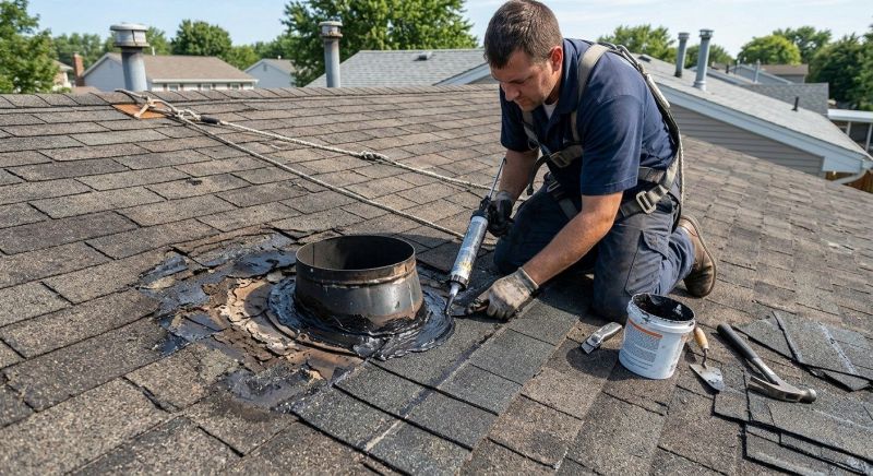 Asphalt Roof Leak Repair in Waterford, MI