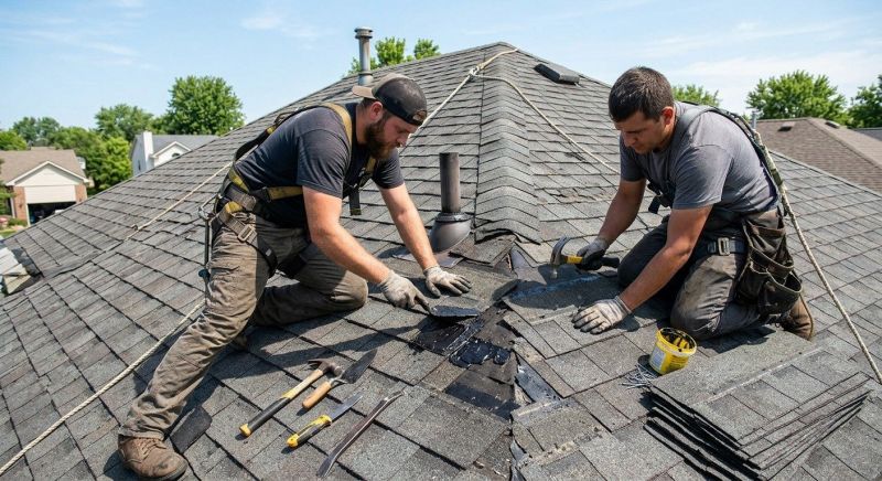 Asphalt Roof Repair in Belleville, MI