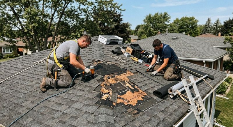Asphalt Roof Repair in Clarkston, MI