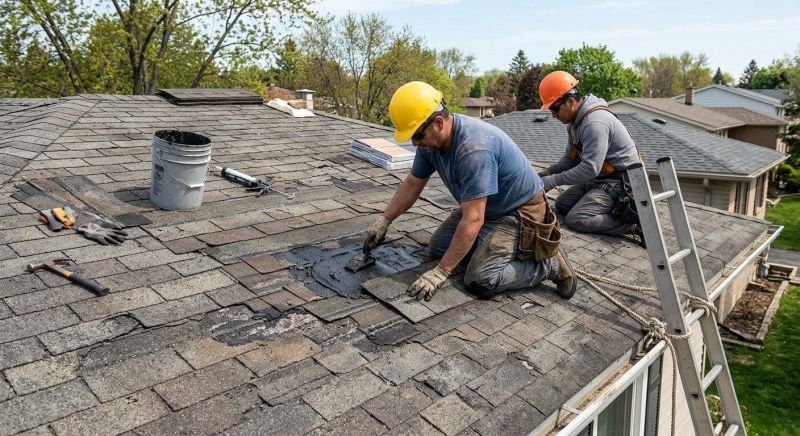 Asphalt Roof Repair in Milan, MI