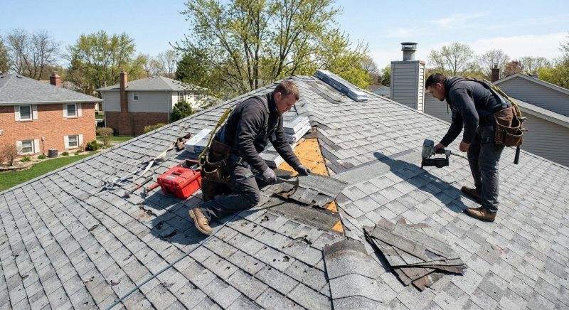 Asphalt Roof Repair in Taylor, MI