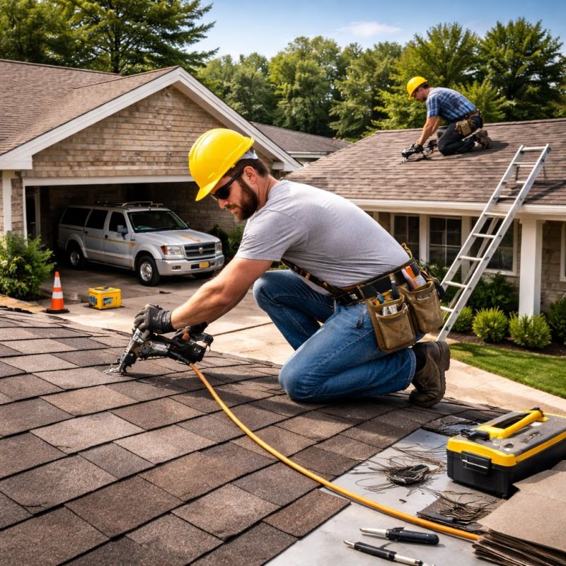 Asphalt Roofing Service in Northville, MI
