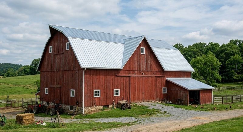 Barn Roof Replacement in Hartland, MI