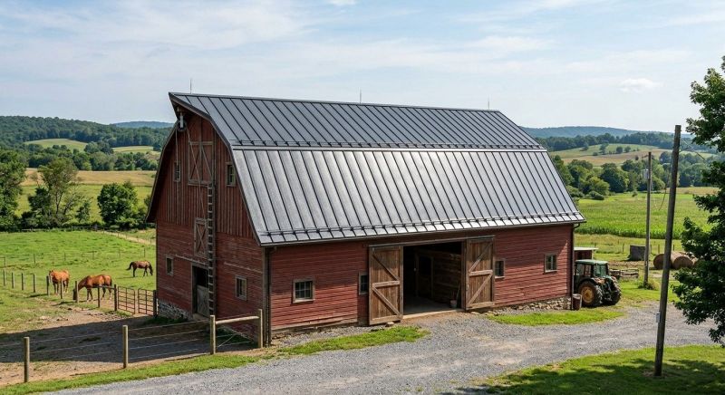 Barn Roof Replacement in Hartland, MI