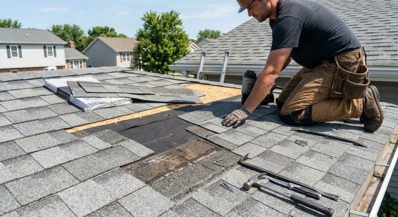 Composite Roof Repair in Northville, MI