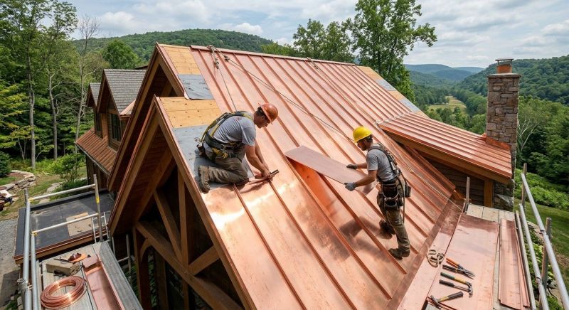 Copper Roof Installation in Northville, MI