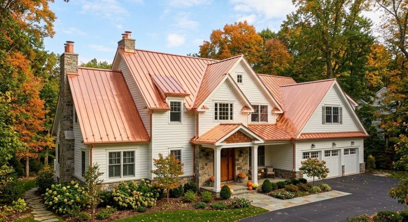 Copper Roof Replacement in Northville, MI