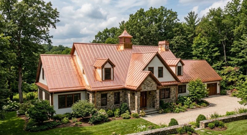 Copper Roof Replacement in Northville, MI