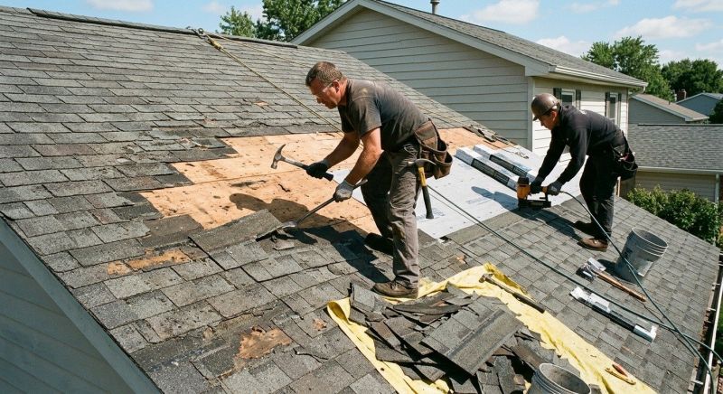 Damaged Roof Repair in Davisburg, MI