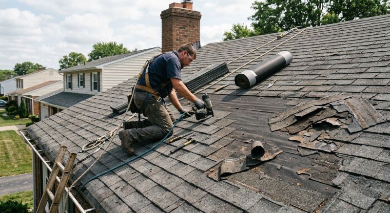 Damaged Roof Repair in Southgate, MI