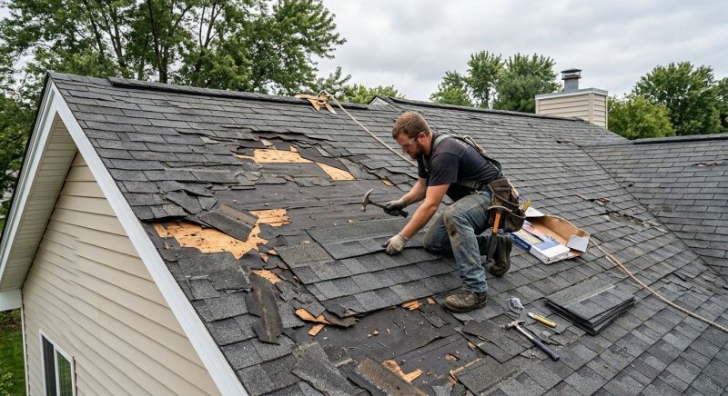 Hail Damage Roof Repair in Oak Park, MI