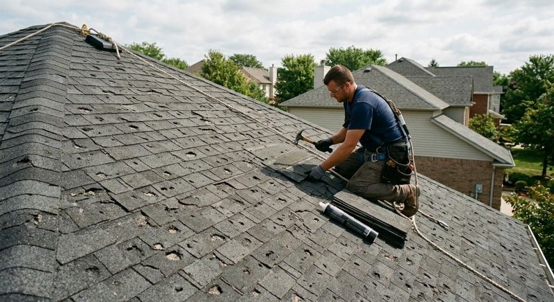 Hail Damage Roof Repair in Pinckney, MI