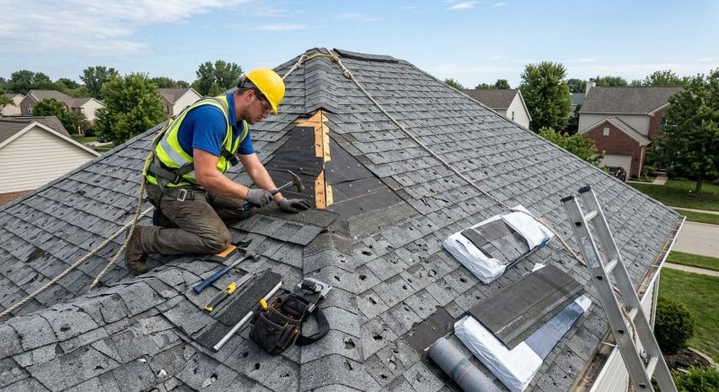 Hail Damage Roof Repair in Pontiac, MI