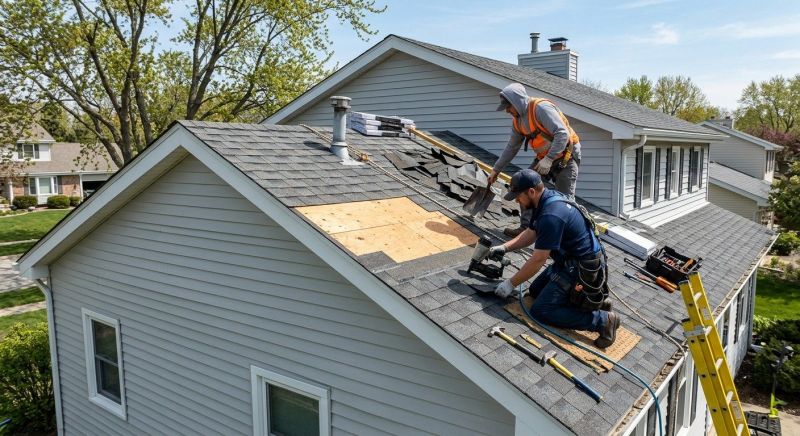 House Roof Repair in Trenton, MI
