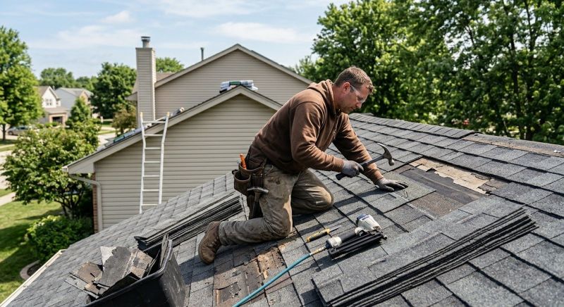 House Roof Repair in Washtenaw County, MI