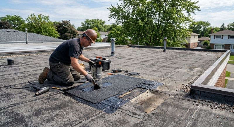 Leaky Roof Replacement in Northville, MI