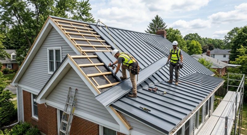 Metal Roof Installation in Belleville, MI