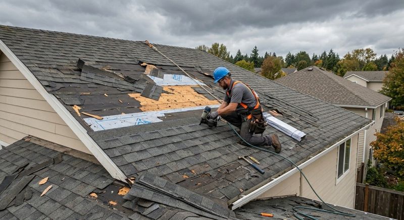 Roof Damage Repair in Canton, MI
