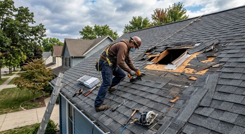Roof Damage Repair in Lincoln Park, MI