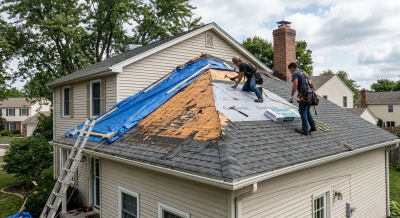 Roof Damage Repair in Madison Heights, MI