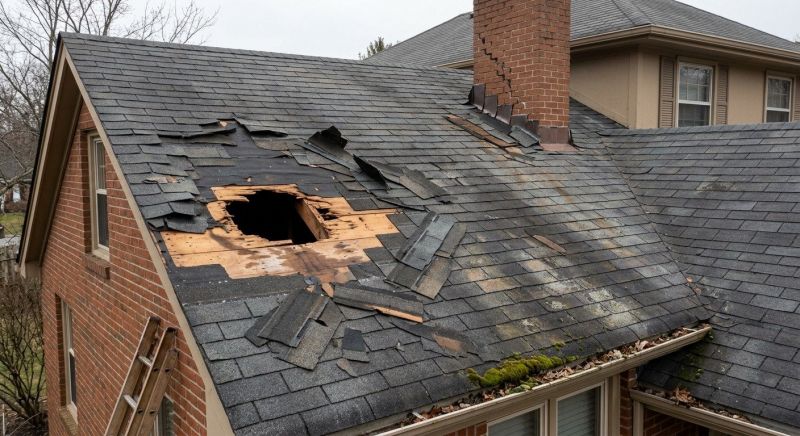 Roof Damage Restoration in Troy, MI