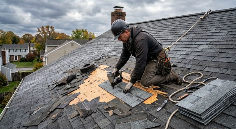 Roof Damage Restoration in Warren, MI