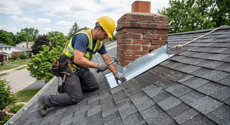 Roof Flashing Installation in Livonia, MI
