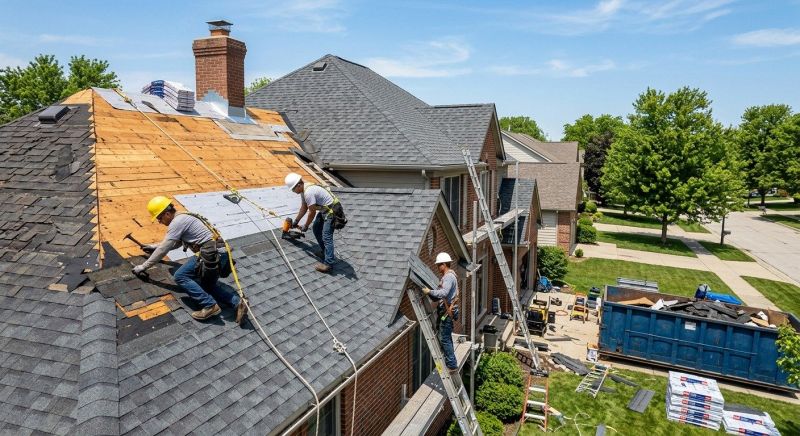 Roof Reshingling in Northville, MI