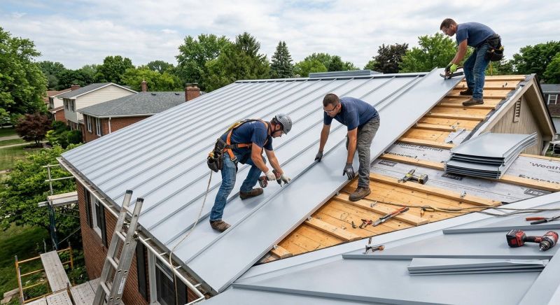 Sheet Roofing Installation in Hartland, MI