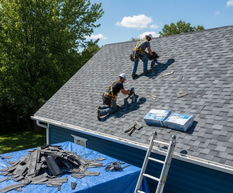 Shingle Roof Replacement in Dearborn Heights, MI