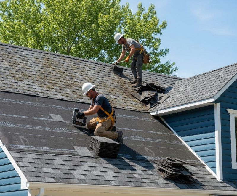 Shingle Roof Replacement in New Boston, MI