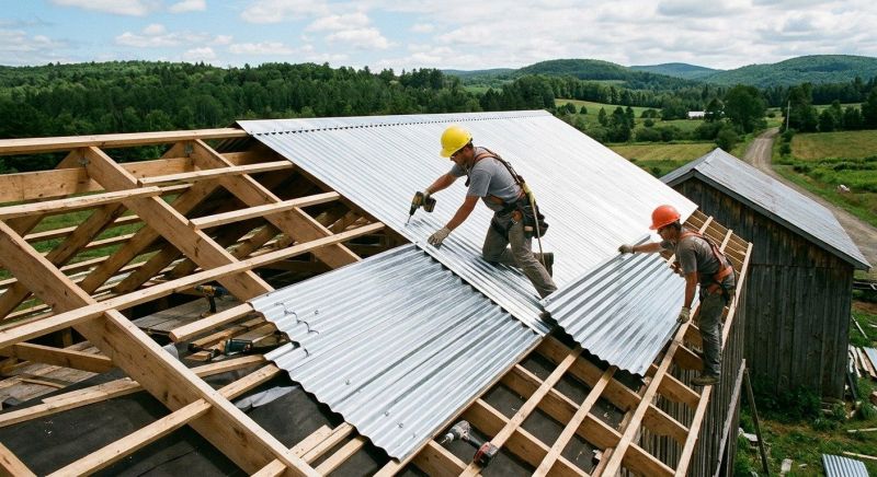 Steel Roof Installation in Northville, MI