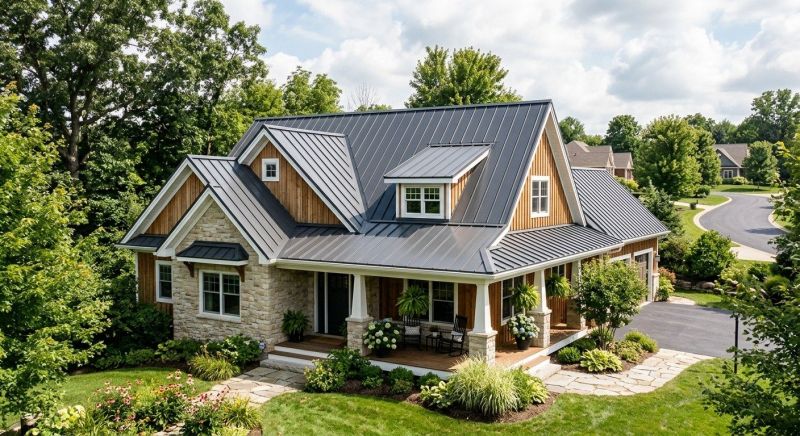Steel Roof Replacement in Dexter, MI