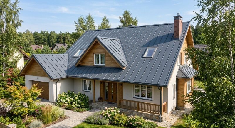 Steel Roof Replacement in Northville, MI