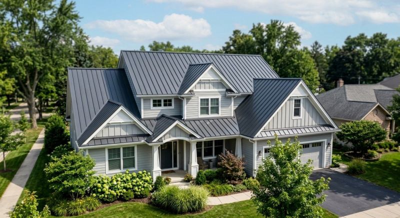 Steel Roof Replacement in Troy, MI
