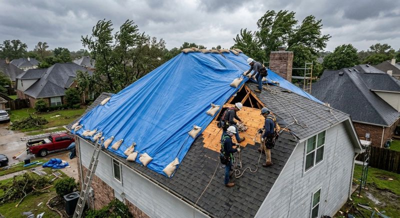 Storm Damage Roof Repair in Southgate, MI